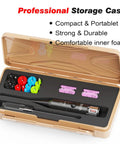 Red BoreSight Kit For Calibers From 0.17 To 12 Gauge Rifle And Handgun Red Dot Boresight With 12 Adapters in storage case