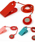 3 Pack Universal Treadmill Safety Keys Magnetic Emergency Stop Key Set Red Blue Pink Color Coded Replacement Magnetic Safety Switch