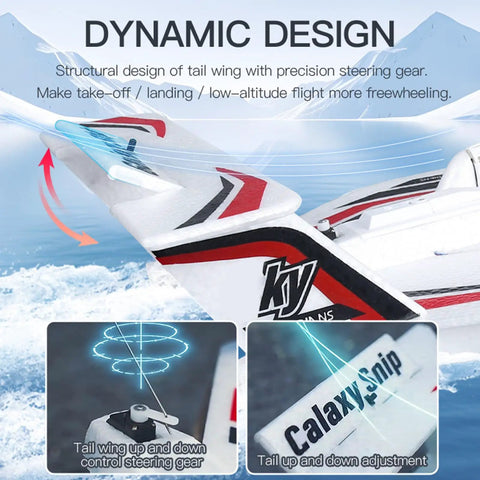 Detailed view of Amphibious RC Plane For Water Land And Air 3 Channel Remote Control Airplane Boat That Transforms Between Sea And Sky