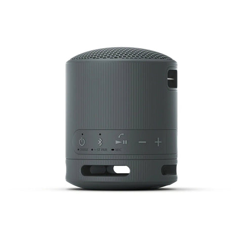 Black XB100 Wireless Bluetooth Portable Speaker With Deep Bass IP67 Waterproof Dustproof Super Compact Travel Buddy, side view