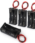 Four Pack Of Hella Reliable AA Battery Holders With Attached Leads And Stainless Steel Contacts For Effortless Power Delivery And A Straight Up No Fuss Housing That Keeps Batteries Securely Locked Away