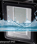 JUDYSSY Security Lights Led Flood Light Floodlight White High Power Waterproof with water splashing effect.