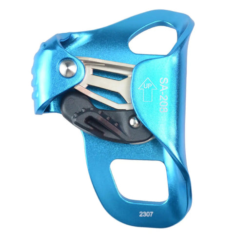 Upgraded Chest Ascender For Climbing With Stainless Teeth CE Certified 100 Kilograms Rappelling Gear For Rock Climbing Arborist Tree Work Rescue