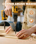 Top Shelf High Grade Copper Crush Washers Assortment Kit giving badass sealing power for oil drain plugs and car bolts.