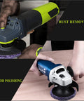 Heavy Duty Rust Buster Wheel Set For Paint And Oxidation Removal, Poly Strip Disc Abrasive in use on rust and wood surfaces