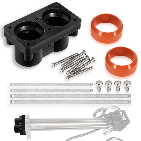 78077 Heater End Cap Replacement Kit For Hot Spring Limelight And Tiger River Hot Tub Heaters with screws and gaskets