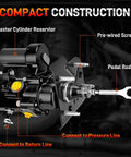 Detailed view of Beefed Up Hydraulic Power Brake Booster Replacement For Chevy Avalanche Silverado Suburban Tahoe GMC Sierra Yukon