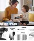 1 18 Scale Fast RC Car With 40 Kmph Top Speed 4x4 Monster Off Road Truck packaging with remote, batteries, and manual.