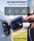 No Sweat Charging Adapter Converts Nacs To Gbt Port For All Electric Vehicles Pumping Out 32 Amps At 250 Volts Ac, charging an EV.