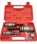 Exhaust Pipe Expander Tool Kit One And One Eighth Inch To Three And A Half Inch Beefed Up Tail Pipe Spreader in red case