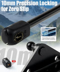16 Inch 38 Lb Gas Struts Direct Replacement for Truck Cap Camper Shell Leer Topper and Truck Canopy Rear Window Compatible with ARE Leer Snugtop Interchangeable Parts, featuring 10mm precision locking.