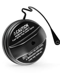 Replacement Gas Cap Fits Toyota Camry 2002 To 2006 And A Bunch Of Toyota Models Including Tacoma 4Runner Highlander Sequoia Tundra Sienna Avalon Corolla Matrix Solara Plus Lexus ES330 ES300 RX330 77300-33070 OEM Replacement showing top view with caution text.