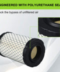 Air Filter MIU14395 For John Deere D100 D105 D125 D130 D140 D110 E100 E120 E130 E140 LA135 LA145 Z235 Z255 X330 close-up