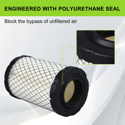 Air Filter MIU14395 For John Deere D100 D105 D125 D130 D140 D110 E100 E120 E130 E140 LA135 LA145 Z235 Z255 X330 close-up