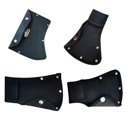 Leather Adjustable Axe Sheath For Camping And Outdoor Use Gear Belt Carry Hatchet Head Protector Multitool Ready Cover Thick