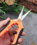 Ultra Sharp Pruning Shears For Gardening With Spring Loaded Mechanism Stainless Steel Precision Blades Six Point Five Inch