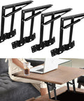 Heavy Duty Coffee Table Lift Top Hardware With Hydraulic Gas Spring Mechanism, Straight Up 4 Piece DIY Lifting Hinge Kit in use.