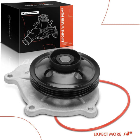 Top Shelf Engine Water Pump Straight Bolt Up Swap For Toyota Rav4 2016 2018 And Lexus NX300H 2015 2021 2.5L L4 in aluminum housing.