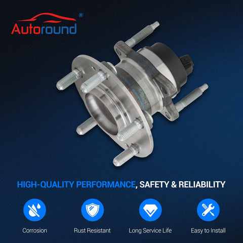 Beefy Rear Wheel Bearing And Hub Assembly Kit For Kia Forte Koup Forte5 2010 2013 2012 2013 5 Lug With ABS Direct Bolt In Left And Right Side Set Of 2