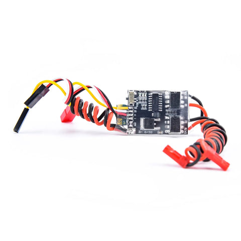 Bidirectional 5A Brushed ESC For RC Model Boats And Tanks, Dual Way Speed Controller with wires, 2S-3S LiPo Compatible