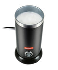 10oz Bistro Electric Milk Frother Black Barista Grade Milk Foam At Home Compact Design With Removable Base And Cord Storage