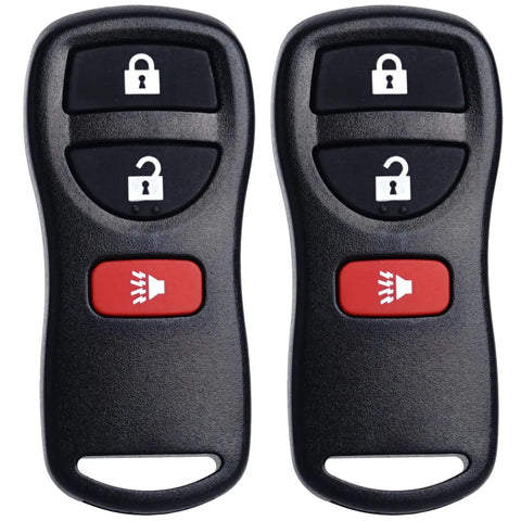 Keyless Entry Remote Key Fob Replacement Plug And Play Fits Nissan Xterra Frontier Armada Titan with Installed Battery