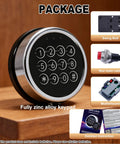 Electronic Safe Lock Replacement Kit for Gun Safes with Zinc Alloy Keypad Swing Bolt and 4 Pin Cable Access Package