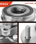 Close-up of Two Front Wheel Bearing And Hub Assembly Kit For Toyota Corolla 2019 To 2024 And Prius 2016 To 2022 Replacement
