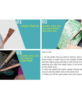 Usage examples of Premium Solder Wick Braid 5-Piece Copper Desoldering Wire Kit for PCB repair in close-up views