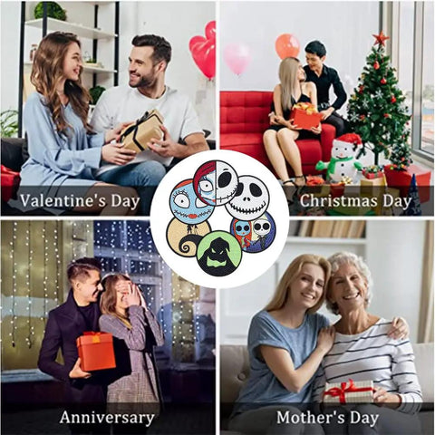 Special occasions with 6 Piece Diamond Painting Coaster Kit With One Piece Thick Wood Base And 5D Diamond Dots DIY Cool Diamond Art Coasters