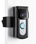 Doorbell Mount For Ring And Blink Video Doorbells, Adjustable No Drill Bracket With Non Blocking Motion Sensor, Compatible With Blink 1st Gen Not 2nd Gen, Ring Battery Doorbell Plus, Ring Video Doorbell 1 2 3 3 Plus 4 And 2020 2023 2024 Releases Black