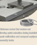 Heavy Duty 304 Stainless Steel Shim Washer Set 48 Pcs thin flat spacers arranged on a metal surface for easy selection.