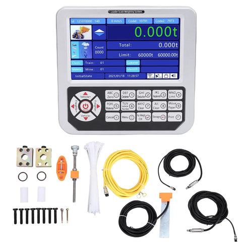 Heavy Duty Electronic Loader Scale With Rock Solid Housing And Dead On Readings Digital Forklift Weighing Monitor kit with display and components