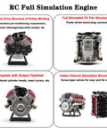 Dope Mini V8 Engine Kit That Actually Runs For Adults Realistic RC Burnin Engine Model showcasing detailed components display