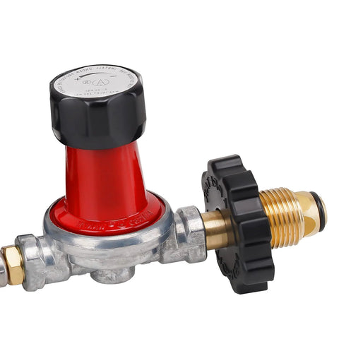 adjustable propane regulator 0-30 PSI with 48 inch hose