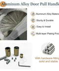 Round Push Pull Door Handles With Radial Stripes Heavy Duty Double Sided Solid Metal Construction For Glass And Wood Doors Ideal For Commercial Sliding Doors In Bars KTVs And Busy Public Spaces, showing aluminum alloy with installation hardware included.