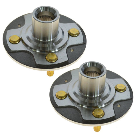 Beef Up Your Ride With This Front Wheel Hub Assembly Set Of 2 For 2001-2005 Honda Civic DX EX GX HX LX Hybrid And 2009-2012 Honda Fit 2013 Fit Base Sport, Driver And Passenger Sides, OE Replacement, Direct Fit, 2 Piece Hub Set