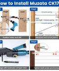 Installation guide for 80 Pack 1/8 Inch Black Cable Railing Hardware Kit With Left And Right Handed Swage Lag Screws