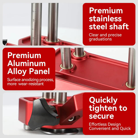 Portable Sheet Metal Roller Bender with two station design, premium stainless steel shaft, and aluminum alloy handles for easy bending.