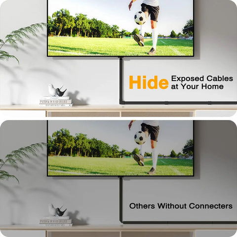 Cable Hider Kit For Wall Mounted TVs And Home Office 157 Inch Paintable Black Wire Concealer Raceway Easy Install