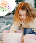 6 Rolls Kids Camera Instant Print Refill Paper Set For Kid Friendly Photo Fun, HD Thermal Paper Works With Most Kids Instant Cameras, Includes 2 Purple, 2 Green, 2 Orange Rolls, 2.2 Inch By 29.5 Foot Each, Prints 80 Plus Photos Per Roll, rolls in pastel colors