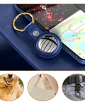 10 Pack Mini Gold Key Ring Carabiners 0.8 Inch 19mm Compact Handy Spring Clip attached to phone and bag, versatile usage
