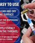 Using Thread Locker Duo Pack Blue 242 And Red 271 In 2ml Bottles 50 Pack Total 25 Packs Each Medium To High Strength Locking Compound