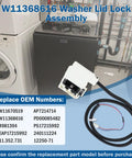 Easy Fit Washer Lid Lock Assembly For Whirlpool And Maytag Washers Replacement Numbers W11670519 AP7214714 PD00085482 4981394 12250-71 11.352.731 Replaces Faulty Door Latch With Plug And Play Durability Fits MVW4505MW0 MVW4505MW1 MVW4505MW2 washer lid lock with wiring harness