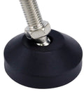 Heavy Lifter Adjustable Furniture Glides Non Slip Swivel Leveling Feet with M12 thread and rubber base for stability.