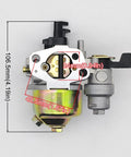 Carburetor And Insulator Kit For Honda GX200 GX160 GX120 5.5 HP 6.5 HP 196cc 200cc Predator 212cc 224cc Engines Coleman CT200U