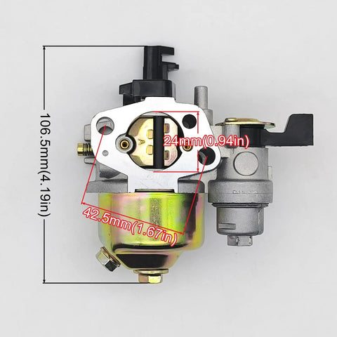 Carburetor And Insulator Kit For Honda GX200 GX160 GX120 5.5 HP 6.5 HP 196cc 200cc Predator 212cc 224cc Engines Coleman CT200U