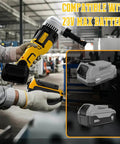 Beast Of A Cordless Metal Nibbler With Brushless Motor For 20V Max Battery 16 Gauge Metal Cutting Stainless Steel
