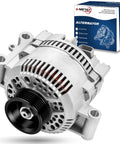 Front view of Plug-N-Play Alternator Replacement For Ford Ranger F150 E150 Explorer Escort Bronco And More 2.3L 5.0L Engines 92-98 Models