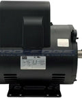 Upgrade Your Rig With This Heavy Duty 7.5 Hp 3450 Rpm Single Phase 213T Frame Compressor Electric Motor showing side view with label.